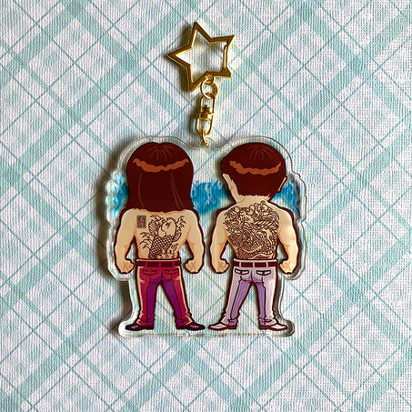 Yakuza Bros Keychain